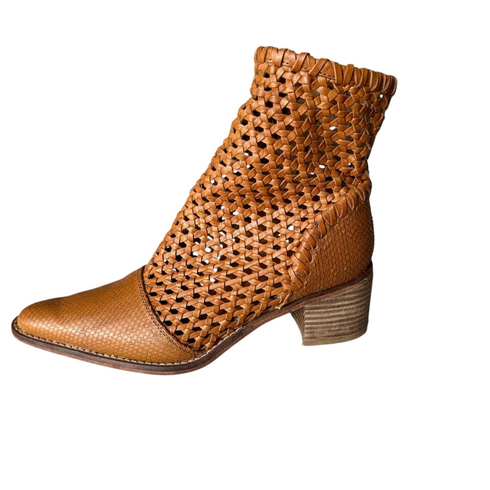 Free People In The Loop Woven Leather Boots - Picture 8 of 13